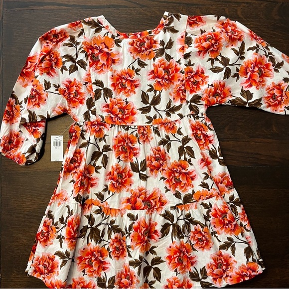 NWT Old Navy Floral Long Sleeve  Dress size small 6/7 - Picture 8 of 9
